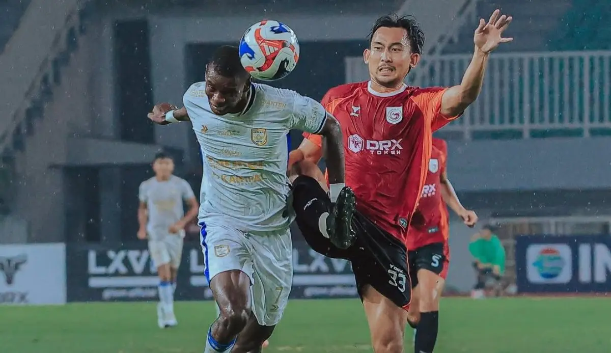 Pemain Adhyaksa FC Banten dan Garudayaksa FC pada pertandingan pekan ke 23 Pegadaian Championship musim 2025/2026 di Stadion Pakansaru, Bogor, pada hari Jum'at, tanggal 3 April 2026. (foto : Instagram Adhyaksa FC Banten) Pemain Adhyaksa FC Banten dan Garudayaksa FC pada pertandingan pekan ke 23 Pegadaian Championship musim 2025/2026 di Stadion Pakansaru, Bogor, pada hari Jum'at, tanggal 3 April 2026. (foto : Instagram Adhyaksa FC Banten)