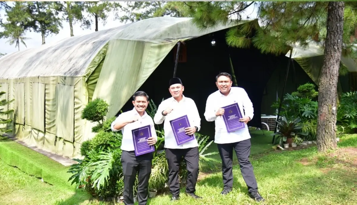Ketua DPRD Sumsel Andie Dinialdie menghadiri penutupan Kursus Pemantapan Pimpinan Daerah se-Indonesia.