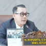 H. Nopianto Wakil Ketua DPRD Sumsel memberikan keterangan terkait larangan vape akibat penyalahgunaan narkotika.