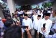 Wakil Gubernur (Wagub) Sumsel, Cik Ujang, hadir langsung dalam pembacaan Yasin dan Tahlil memperingati 40 hari wafatnya Almarhum H. Alex Noerdin bin H. M. Noerdin Pandji, Minggu, 5 April 2026. (BEKISARMEDIA.ID/HAIRUDIN)