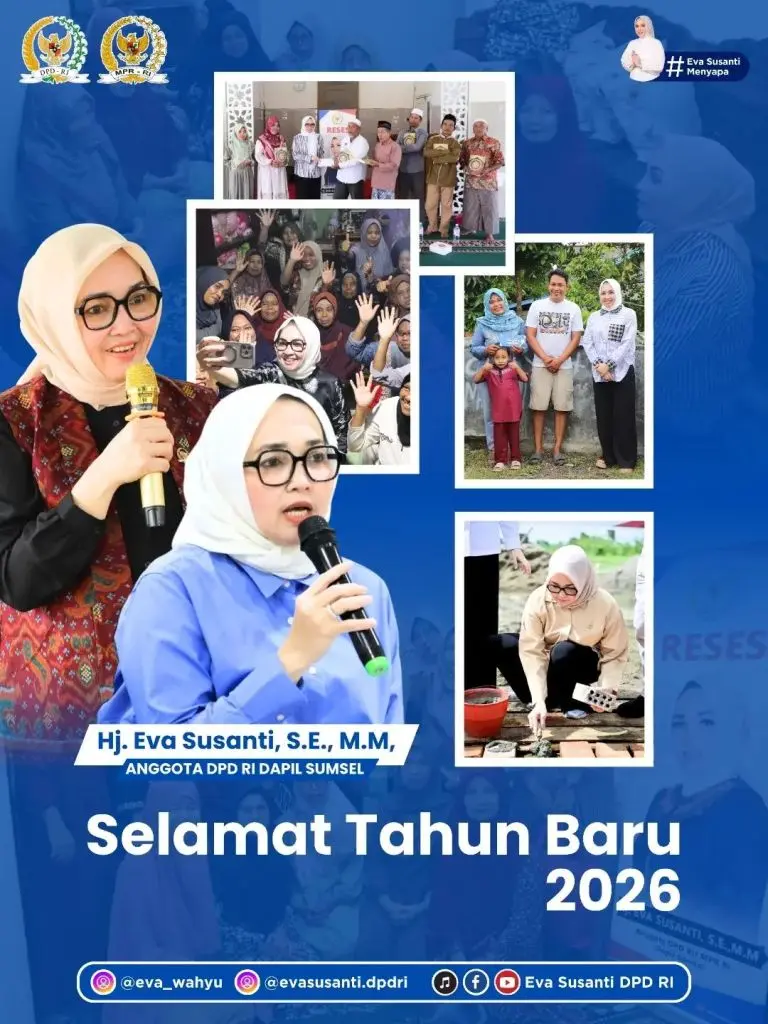 Hj. Eva Susanti, Anggota DPD RI Asal Provinsi Sumatra Selatan