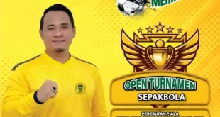 Suasana pendaftaran dan persiapan Piala Ketua DPRD Sumsel 2026 di OKU Selatan.