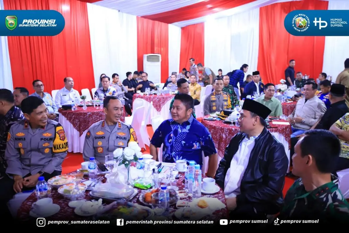 keamanan-malam-takbiran-sumsel-herman-deru Gubernur Sumsel, Herman Deru, pimpin koordinasi pengamanan malam takbiran Idul Fitri 1447 H.