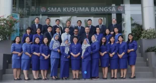 Guru di Sekolah Kusuma Bangsa Palembang.