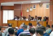 Bupati Kabupaten OKI, H. Muchendi Mahzareki, mediasi sengketa lahan warga Tebing Suluh vs PT BCP di Setda OKI.