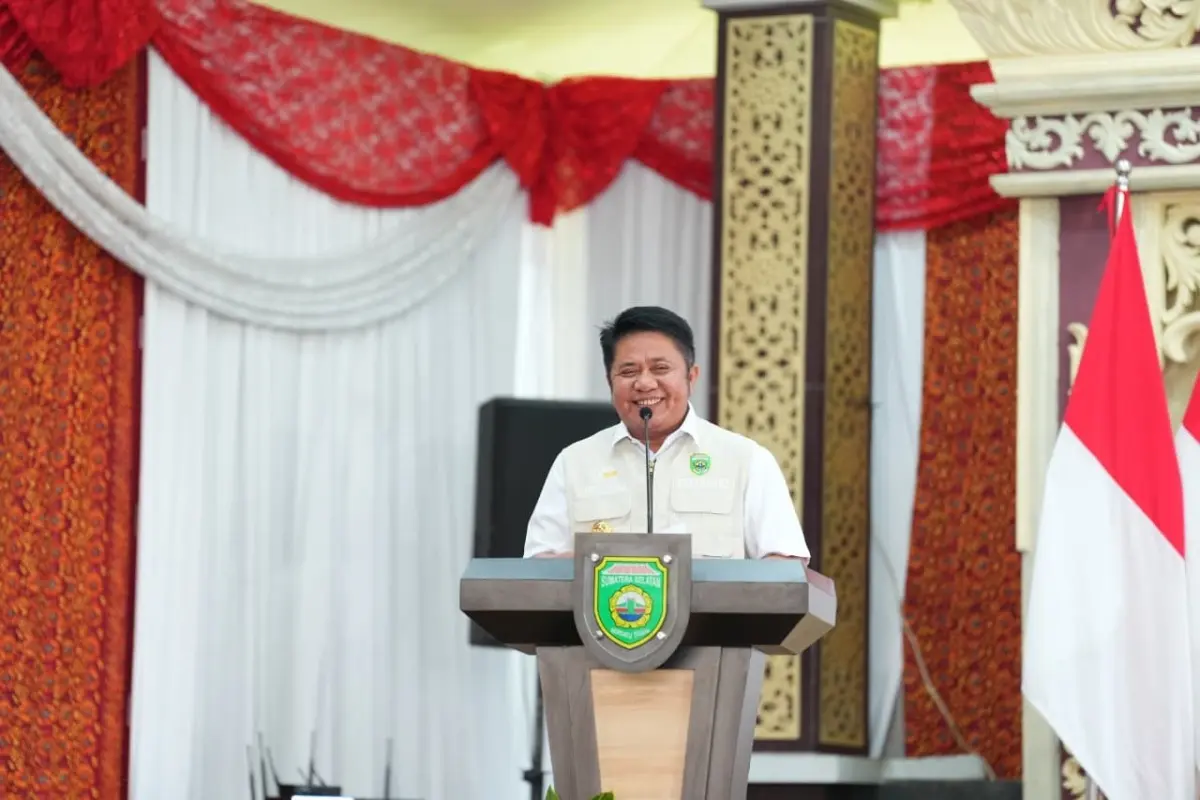 Gubernur Sumsel, Herman Deru, dan jajaran Menteri saat launching Pelabuhan Tanjung Carat