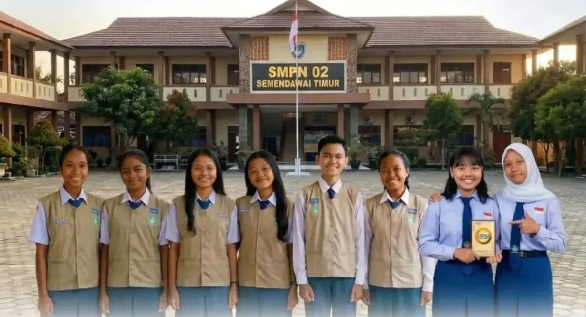 Inovasi kreatif siswa SMPN 2 Semendawai Timur OKU Timur untuk ajang OPSI 2026.