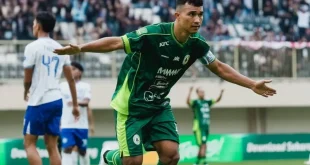 Selebrasi pemain PSS Sleman usai membantai Persipal 7-0 di Maguwoharjo. (foto : Instagram PSS Sleman)