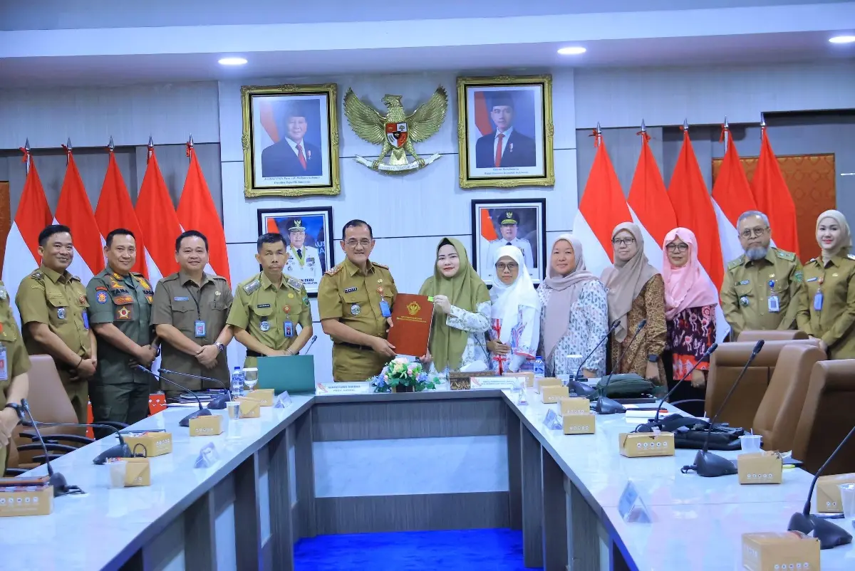 Edward Candra saat memimpin Entry Meeting pemeriksaan terinci Badan Pemeriksa Keuangan (BPK) Republik Indonesia (RI) Perwakilan Sumsel atas Laporan Keuangan Pemerintah Daerah (LKPD) Provinsi Sumsel Tahun 2025, pada hari Senin, tanggal 6 April 2026. (BEKISARMEDIA.ID/HAIRUDIN)