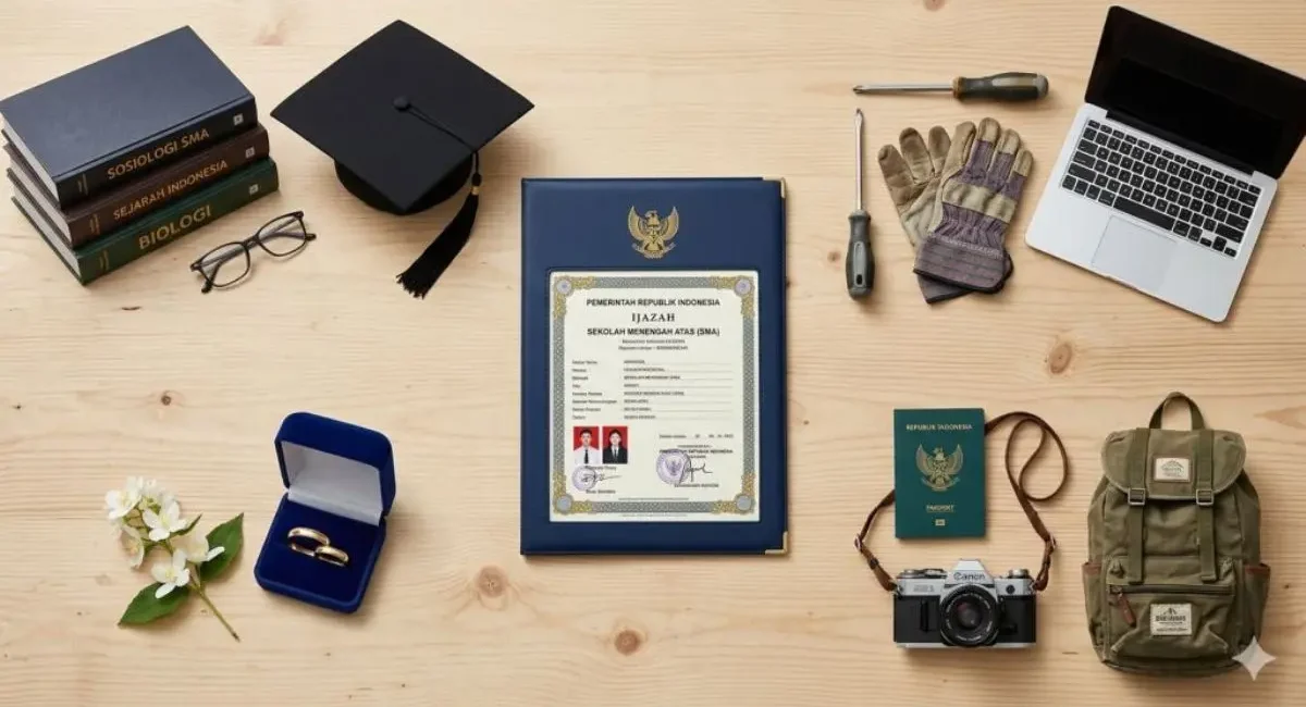 Kuliah, Kerja, atau Menikah? Menimbang 4 Jalur Strategis Setelah Lulus SMA. (BEKISARMEDIA.ID/HAIRUDIN)