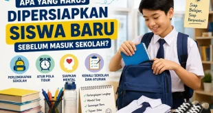 Apa yang harus dipersiapkan siswa baru sebelum masuk sekolah