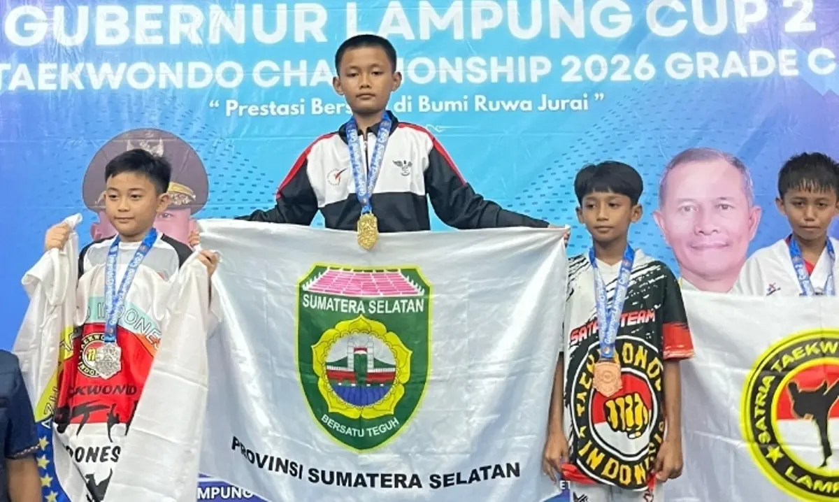 Kontingen atlet dari Global Taekwondo Academy (GTA) Palembang sukses mencatatkan prestasi gemilang dalam ajang bergengsi Kejuaraan Taekwondo Piala Gubernur Lampung, yang berlangsung pada 15–17 Mei 2026 di Gedung Serba Guna (GSG) Universitas Lampung.