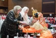 Ketua TP PKK Kabupaten Muba, Hj. Patimah Toha, dan Staf Ahli TP PKK Kabupaten Muba, Liliyani Abdur Rohman, menghadiri tasyakuran kelulusan Tahun Ajaran 2025/2026 SMP Negeri 2 Sekayu. (BEKISARMEDIA.ID/ANGGA)