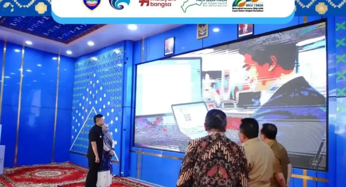 Pemkab OKU Timur meluncurkan aplikasi Si-Gancang untuk mempercepat layanan administrasi pendidikan berbasis digital. (BEKISARMEDIA.iD/HAIRUDIN)