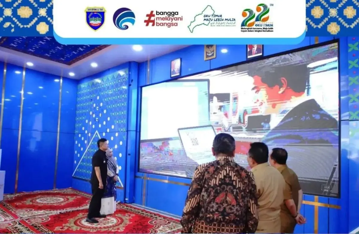Pemkab OKU Timur meluncurkan aplikasi Si-Gancang untuk mempercepat layanan administrasi pendidikan berbasis digital. (BEKISARMEDIA.iD/HAIRUDIN)
