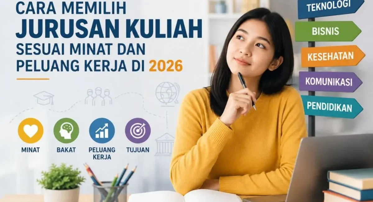 9 Cara Memilih Jurusan Kuliah Sesuai Minat dan Peluang Kerja di Tahun 2026