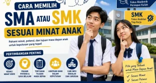 8 Cara Memilih SMA atau SMK Sesuai Minat Anak