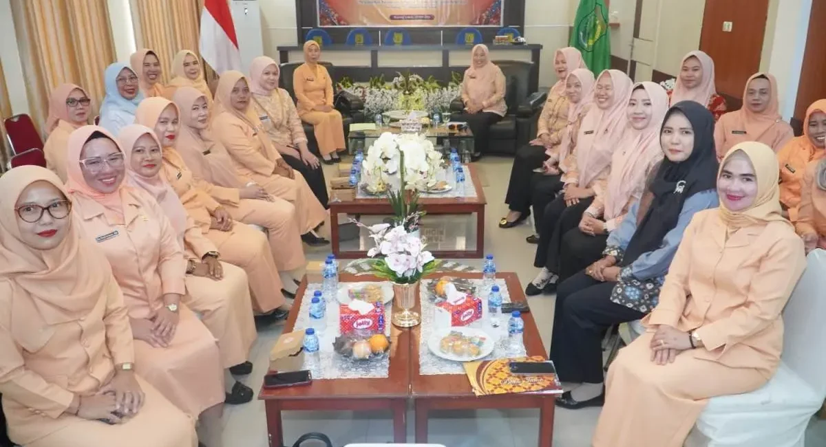Dharma Wanita Persatuan (DWP) Kabupaten Musi Banyuasin (Muba) berkolaborasi dengan Dinas Pemberdayaan Perempuan dan Perlindungan Anak (DPPPA) Kabupaten Muba, menggelar kunjungan kerja lintas kecamatan.