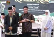 Herman Deru saat menghadiri Pembukaan Kegiatan Khotmul Quran dan Imtihan Akbar Angkatan III Tartil, Tahfidz, dan Turjuman Metode Ummi yang diselenggarakan oleh Ummi Palembang di Grand Ballroom Golden Sriwijaya, Kamis, 14 Mei 2026.