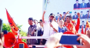 Bupati Kabupaten Muba, Toha Tohet, turun langsung menyerap aspirasi para pekerja dengan sikap humanis, sekaligus memberikan peringatan tegas bagi sektor industri di wilayahnya. (BEKISARMEDIA.ID/HAIRUDIN)