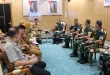 Wali Kota Palembang, Ratu Dewa, menerima audiensi jajaran Kodam II/Sriwijaya yang diwakili Asrendam II Sriwijaya, di Kantor Wali Kota Palembang atau Kantor Ledeng, hari Senin, tanggal 4 Mei 2026. (BEKISARMEDIA.ID/HAIRUDIN)