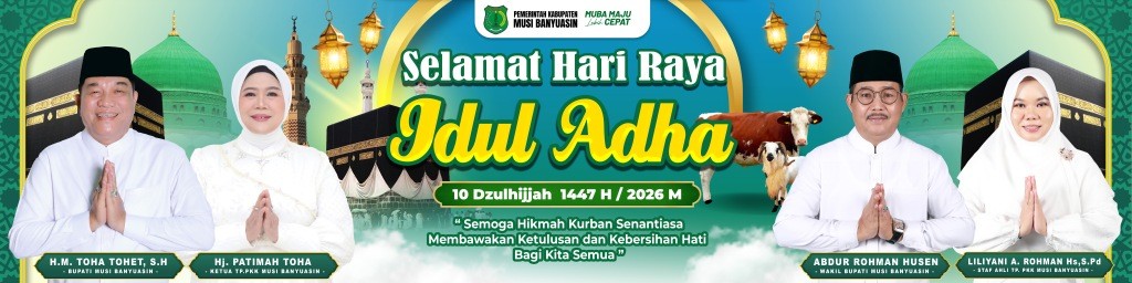 Banner Ajakan Bijak Menyikapi Informasi dari Pemerintah Kabupaten Musi Banyuasin