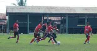 Sekolah Sepakbola (SSB) Palembang Soccer Skills (PSS) sukses meraih gelar juara 3 dalam turnamen sepak bola kelompok umur U-13 yang berlangsung di Lapangan Bekang Ajendam II Sriwijaya, Palembang. (BEKISARMEDIA.ID/HAIRUDIN)