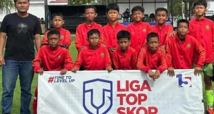 Sekolah Sepak Bola (SSB) Palembang Soccer Skills (PSS) U12 memetik poin penuh setelah menumbangkan SSB Bhayangkara Sriwijaya dengan skor telak 3-0, dalam lanjutan pekan ketiga Liga TopSkor Regional Palembang 2026. (BEKISARMEDIA.ID/ANGGA)
