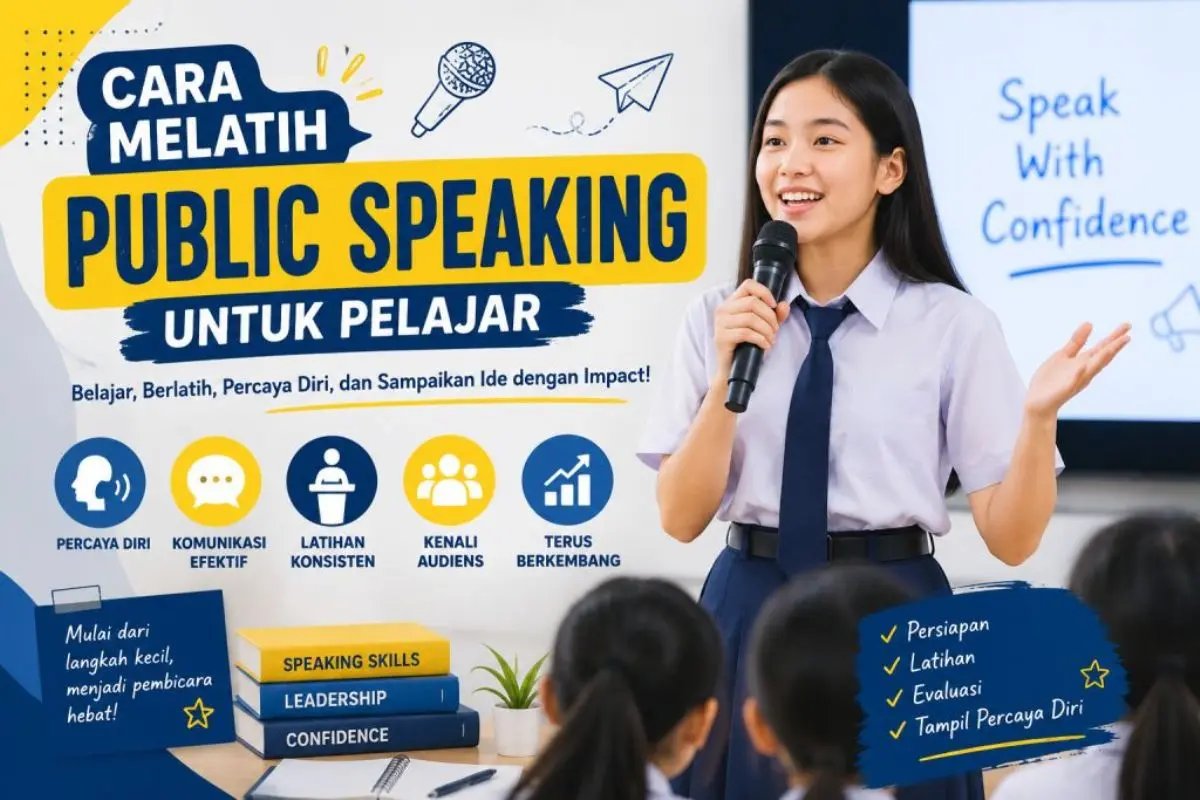 9 Cara untuk Melatih Public Speaking Bagi Pelajar. (BEKISARMEDIA.ID/HAIRUDIN)