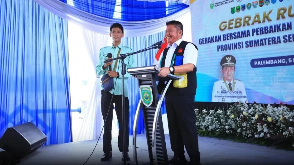 Pemerintah Provinsi (Pemprov) Sumatra Selatan (Sumsel) resmi meluncurkan Gerakan Bersama Perbaikan Rumah Tidak Layak Huni (Rutilahu) Tahun 2026 di Kelurahan 11 Ulu, Kecamatan Seberang Ulu II, Kota Palembang. (BEKISARMEDIA.ID/HAIRUDIN)