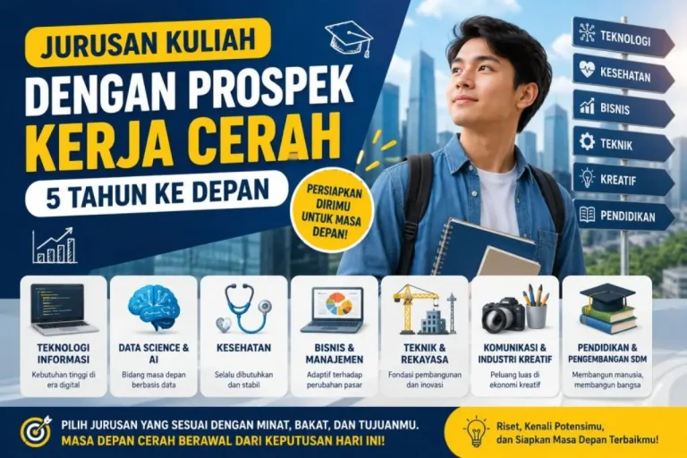 Jurusan Kuliah dengan Prospek Kerja Cerah 5 Tahun ke Depan. (BEKISARMEDIA.ID/HAIRUDIN)