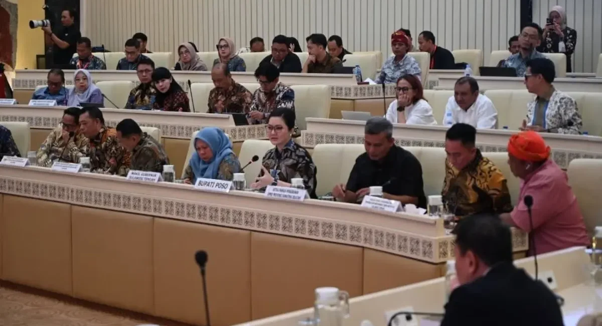 Ketua Pansus Perkebunan DPRD Sumsel, Aswan Mufti, mengikuti Rapat Dengar Pendapat Komisi II DPR RI bersama Kementerian Agraria dan Tata Ruang/Badan Pertanahan Nasional di Gedung Komisi II DPR RI, Jakarta, pada hari Selasa, tanggal 19 Mei 2026. (BEKISARMEDIA.ID/HAIRUDIN)