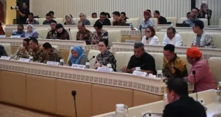 Ketua Pansus Perkebunan DPRD Sumsel, Aswan Mufti, mengikuti Rapat Dengar Pendapat Komisi II DPR RI bersama Kementerian Agraria dan Tata Ruang/Badan Pertanahan Nasional di Gedung Komisi II DPR RI, Jakarta, pada hari Selasa, tanggal 19 Mei 2026. (BEKISARMEDIA.ID/HAIRUDIN)