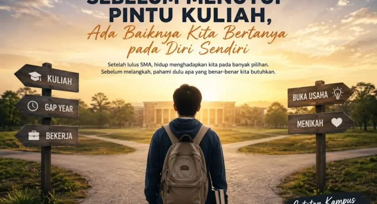 Kelulusan bukanlah akhir perjalanan. Ia adalah awal dari berbagai pilihan yang akan menentukan langkah kita berikutnya. (BEKISARMEDIA.ID/HAIRUDIN)