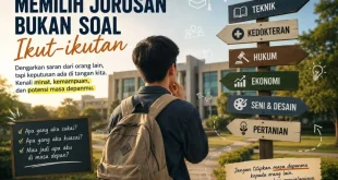 Padahal, memilih program studi bukan sekadar menentukan tempat kita belajar selama beberapa tahun ke depan. (BEKISARMEDIA.ID/HAIRUDIN)