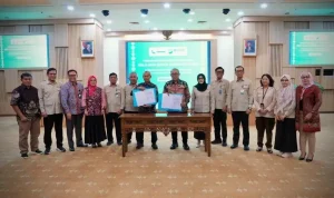 Koperasi Produsen Syariah Gambir Anam Koto Mandiri asal Sumatra Barat, resmi menjalin kerja sama strategis dengan Holding Pangan BUMN, PT Rajawali Nusantara Indonesia (Persero) atau ID FOOD, untuk ekspor komoditas gambir, pada hari Selasa, tanggal 23 Juni 2026. (foto : kop.go.id)