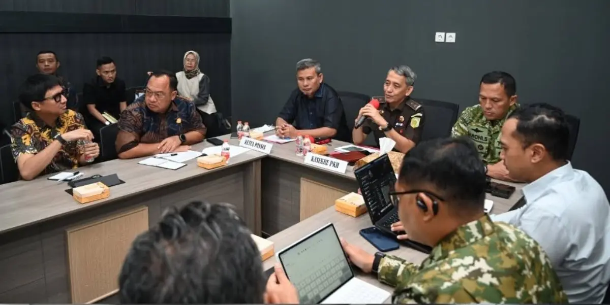 Panitia Khusus (Pansus) Perkebunan Dewan Perwakilan Rakyat Daerah (DPRD) Provinsi Sumatra Selatan (Sumsel) melaksanakan kunjungan kerja strategis ke Kantor Pusat Badan Pemeriksa Keuangan Republik Indonesia (BPK RI) di Jakarta, pada hari Selasa, tanggal 26 Mei 2026. (BEKISARMEDIA.ID/HAIRUDIN)