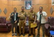 Ketua Pengda JMSI Sumsel Terpilih, Dr. H. Firdaus Komar, didampingi Sekretaris Umum Edi Triono, S.T., saat audiensi dengan Kaban Kesbangpol Sumsel, Selasa, 9 Juni 2026. (BEKISARMEDIA.ID/ANGGA)