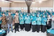 Ketua TP PKK Kabupaten Muba, Hj. Patimah Toha, memberikan arahan dalam acara penutupan Pelatihan Pemasaran Produk UP2K Menuju Era Digital di Mall Pelayanan Publik Muba, Jum'at, 12 Juni 2026. (BEKISARMEDIA.ID/HAIRUDIN)