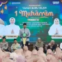Wakil Bupati Kabupaten Muba, Abdur Rohman Husen, memberikan sambutan pada peringatan Tahun Baru Islam 1 Muharram 1448 Hijriah. (BEKISARMEDIA.ID/HAIRUDIN)