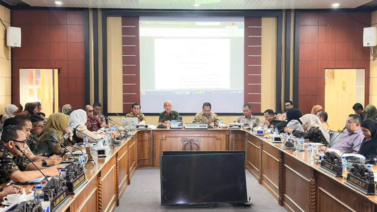 Pemerintah Kabupaten (Pemkab) Musi Banyuasin (Muba) bersama Dewan Perwakilan Rakyat Daerah (DPRD) mulai menggodok Rancangan Peraturan Daerah (Raperda) tentang Perubahan atas Peraturan Daerah Nomor 8 Tahun 2023 tentang Pajak Daerah dan Retribusi Daerah. (BEKISARMEDIA.ID/HAIRUDIN)