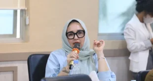 Hj. Eva Susanti, menyoroti secara tajam persoalan kelangkaan Bahan Bakar Minyak (BBM) jenis solar bersubsidi di wilayah Sumsel, dalam Rapat Dengar Pendapat (RDP) bersama PT Pertamina. (BEKISARMEDIA.ID/ANGGA)
