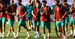 dokumentasi para pemain Timnas Maroko di Piala Dunia 2026 yang mencatatkan rekor 100 persen materi pemain di lapangan lahir di luar negeri seperti Prancis, Spanyol, Belanda, Belgia, dan Kanada