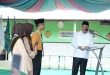 Wakil Gubernur Sumsel, Cik Ujang, saat menghadiri agenda Haflah Akhirussanah dan Wisuda Santri ke-IV Pondok Pesantren Al Ittifaqiah Kampus Lecah, Kecamatan Lubai, Kabupaten Muara Enim, pada hari Senin, tanggal 15 Juni 2026. (BEKISARMEDIA.ID/HAIRUDIN)