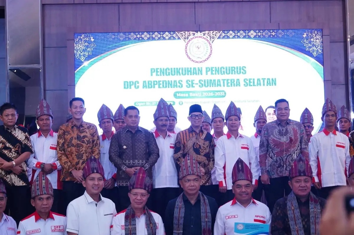 Bupati Kabupaten Muba, Toha Tohet, menghadiri langsung kegiatan Optimalisasi Jaksa Garda Desa (Jaga Desa) dalam Mendukung Program Prioritas Nasional, yang digelar di Gedung Pendopoan Terpadu Pemkab Ogan Ilir, Tanjung Senai, Indralaya, pada hari Sabtu, tanggal 27 Juni 2026. (BEKISARMEDIA.ID/HAIRUDIN)