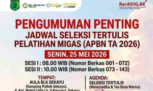 Dinas Tenaga Kerja dan Transmigrasi (Disnakertrans) Kabupaten Musi Banyuasin (Muba) resmi merilis hasil verifikasi administrasi program pelatihan sektor minyak dan gas bumi. (BEKISARMEDIA.ID/HAIRUDIN)