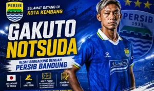 Persib Bandung resmi mengumumkan perekrutan gelandang asal Jepang, Gakuto Notsuda, untuk menghadapi kompetisi Liga 1 Indonesia musim 20262027, (BEKISARMEDIA.ID/HAIRUDIN)