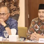 rapat koordinasi lintas sektor, guna mempercepat revitalisasi Jembatan P6 Sungai Lalan di Ballroom Hotel AONE Jakarta, pada hari Kamis, tanggal 2 Juli 2026. (BEKISARMEDIA.ID/HAIRUDIN)