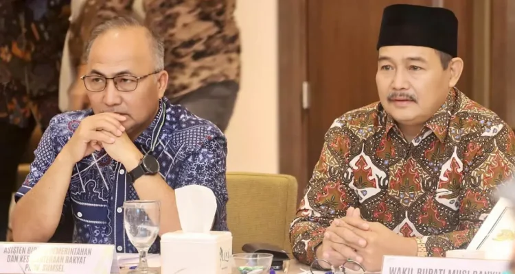 rapat koordinasi lintas sektor, guna mempercepat revitalisasi Jembatan P6 Sungai Lalan di Ballroom Hotel AONE Jakarta, pada hari Kamis, tanggal 2 Juli 2026. (BEKISARMEDIA.ID/HAIRUDIN)