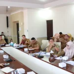 Rapat Tindak Lanjut Rencana Peresmian Pabrik Kelapa Sawit KUD Sejahtera yang digelar secara virtual dari Ruang Rapat Randik, pada hari Selasa, tanggal 28 Juli 2026. (BEKISARMEDIA.ID/ANGGA)